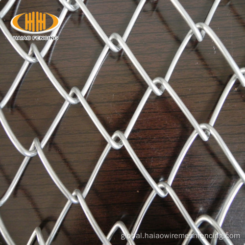 China 6ft steel chain link fencing panel Factory